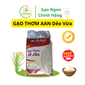 Gạo Thơm AAn Túi 10kg - Gạo Dẻo Thơm Ngon, Chất Lượng Cao