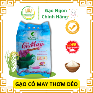 Gạo Cỏ May 5kg Chính Hãng - Gạo Dẻo Thơm, An Toàn Thực Phẩm, Giao Hàng Nhanh